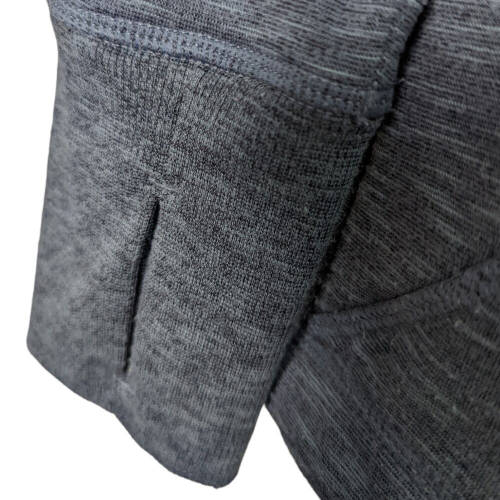 Athleta Hoodie Cowl Funnel Neck Zipper Pocket Pullover Sweatshirt Thumb Holes XS - Picture 3 of 3